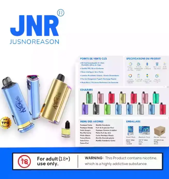 JNR Aurora 27000 PUFF für langen Genuss