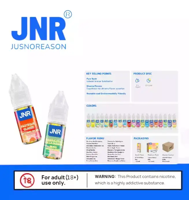 JNR E-Liquide 10ml Premium