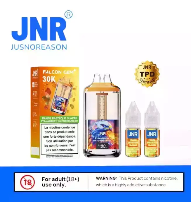 JNR Falcon GEM 30000 PUFF Dual Mesh Coil Vape