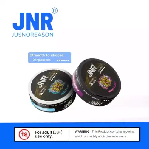 JNR Nicotine Pouches 25mg – Nikotin ohne Tabak