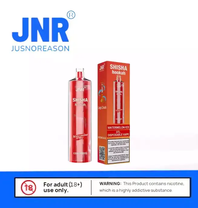 JNR Shisha 12K Puffs – USB Type-C intensiver