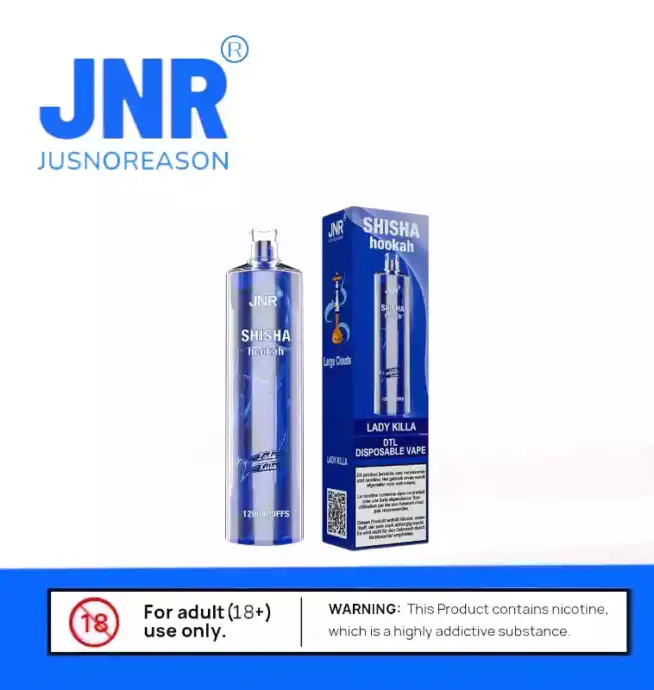 JNR Shisha 12K Puffs – USB Type-C intensiver