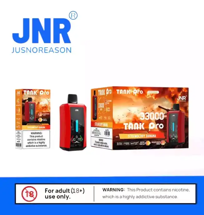 JNR Tank Pro 33000 Puffs purer Geschmack