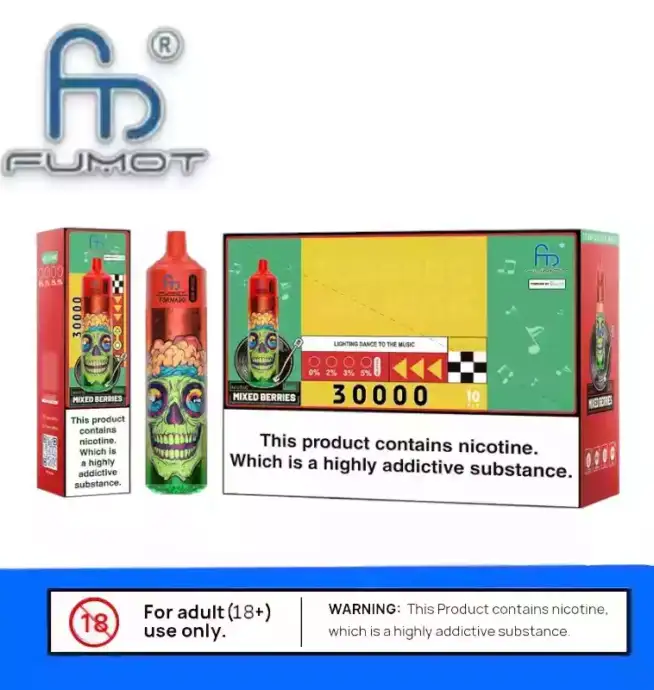RandM Fumot Tornado 30K Music – Vape mit LED & Sound