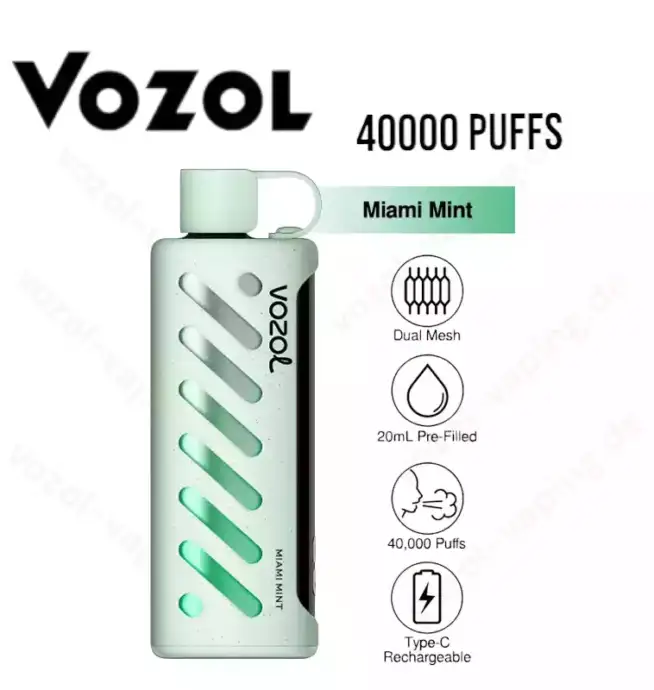 VOZOL Gear Shisha 40000 Puffs 40K EcoPower Vape