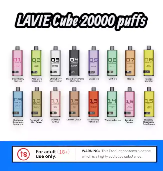 LAVIE Cube 20000 Puffs – Kompakte Power-Vape