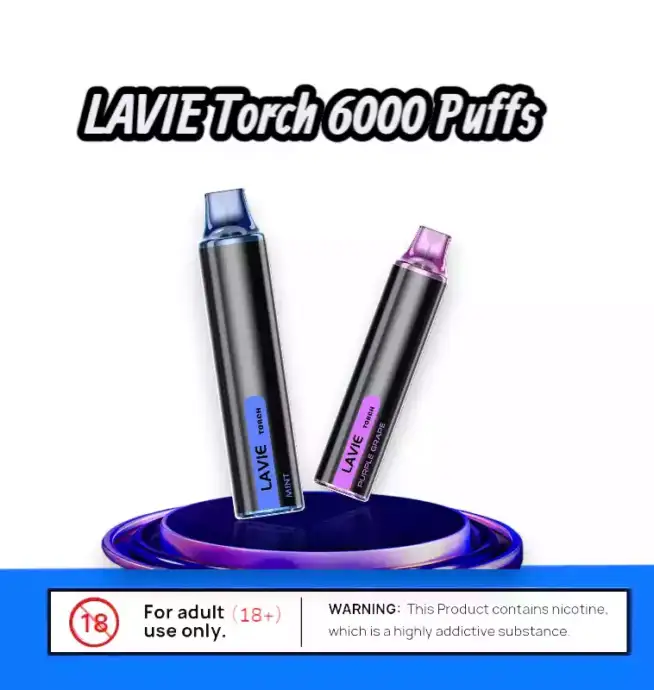LAVIE Torch 6000 Puffs – Kompakt, stark, geschmackvoll Vape