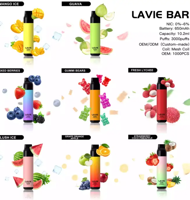 Lavie Cute 3000 Puffs – Kompakte Vape mit Geschmack