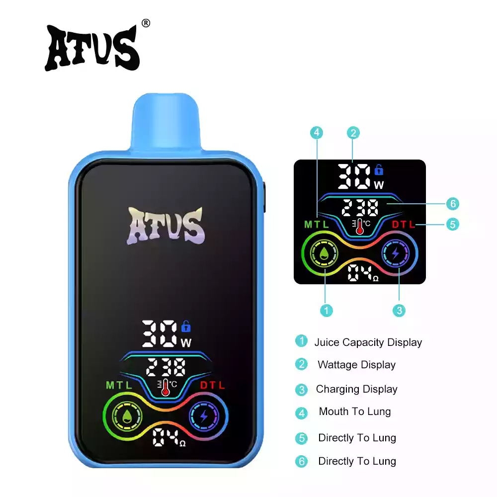 ATVS 30000 Puffs – Vape Jetable