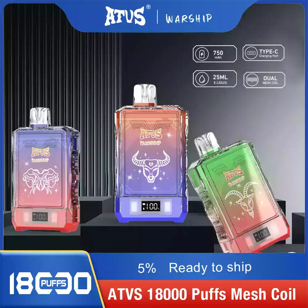 ATVS Warship 18000 Puffs – Vape Jetable
