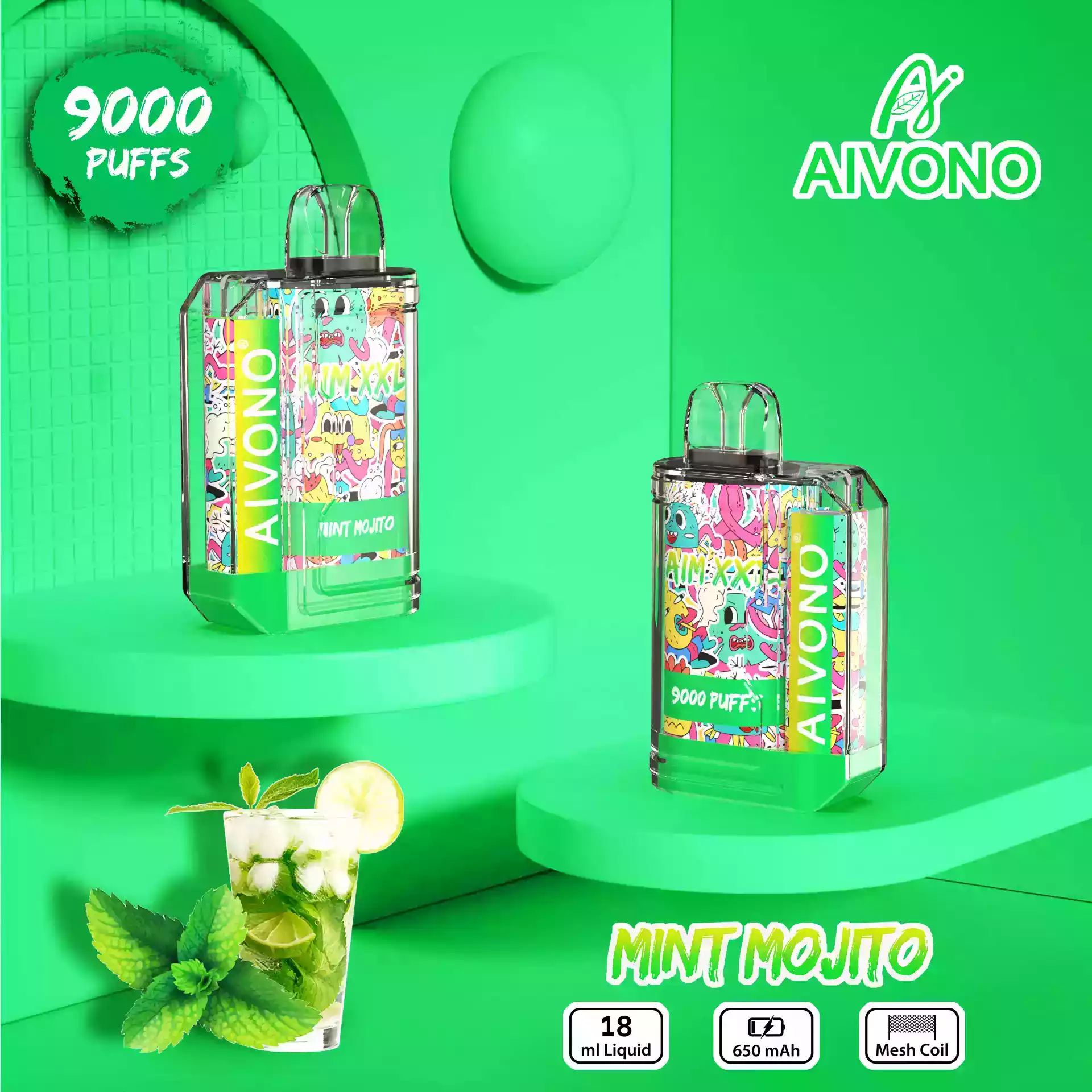 Aivono AIM XXL 9000 Puffs – Vape Jetable