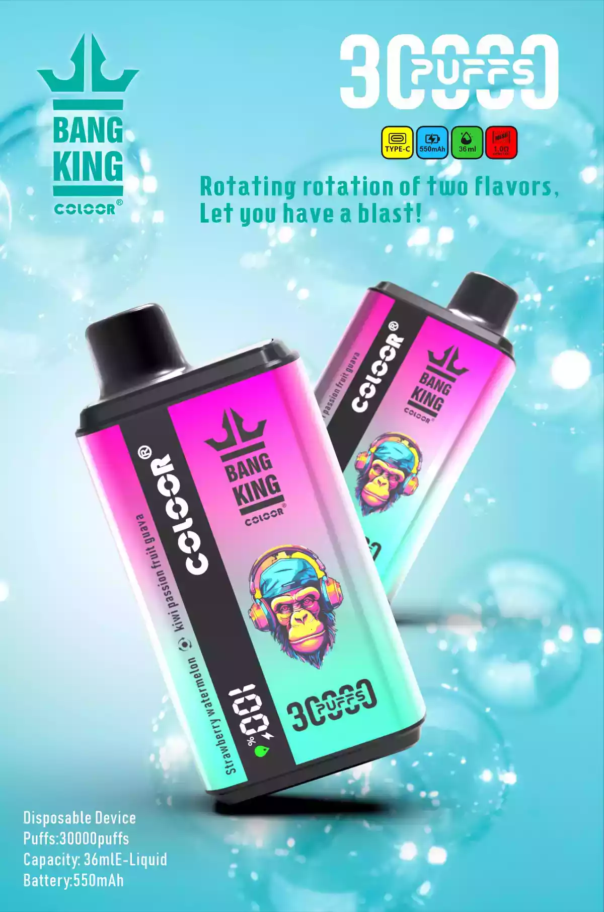 BANG King 30000 Puffs – Vape Jetable