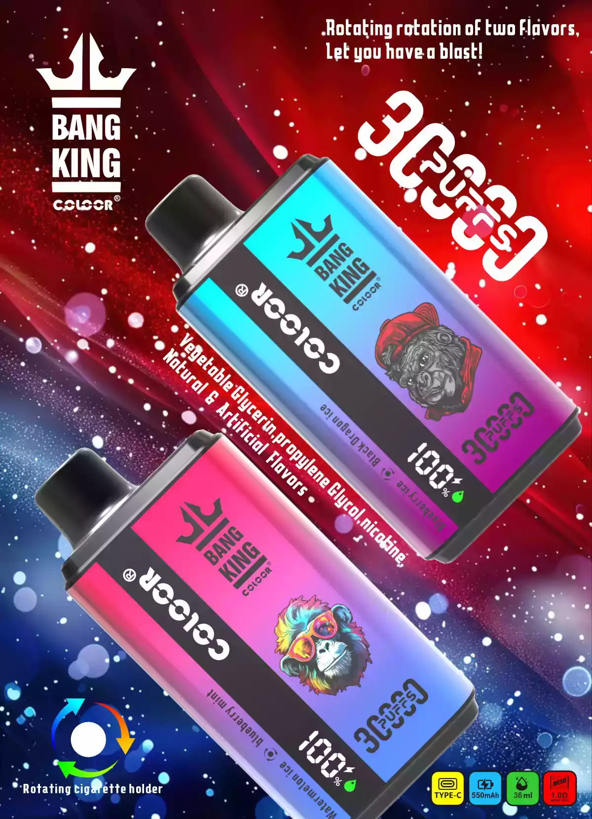 BANG King 30000 Puffs – Vape Jetable