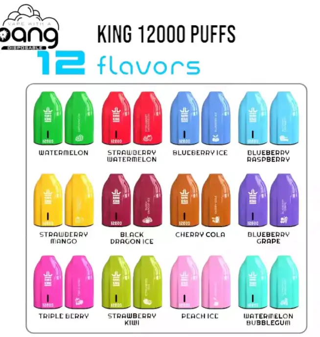 Bang King 12000 Puffs – Vape Jetable