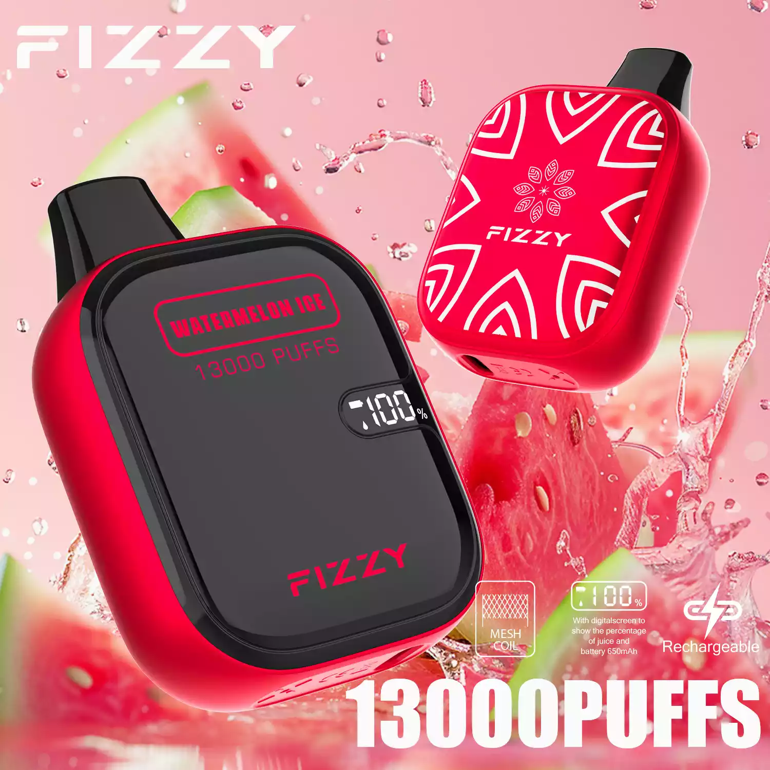 Fizzy Boom 13000 – Vape LCD Premium