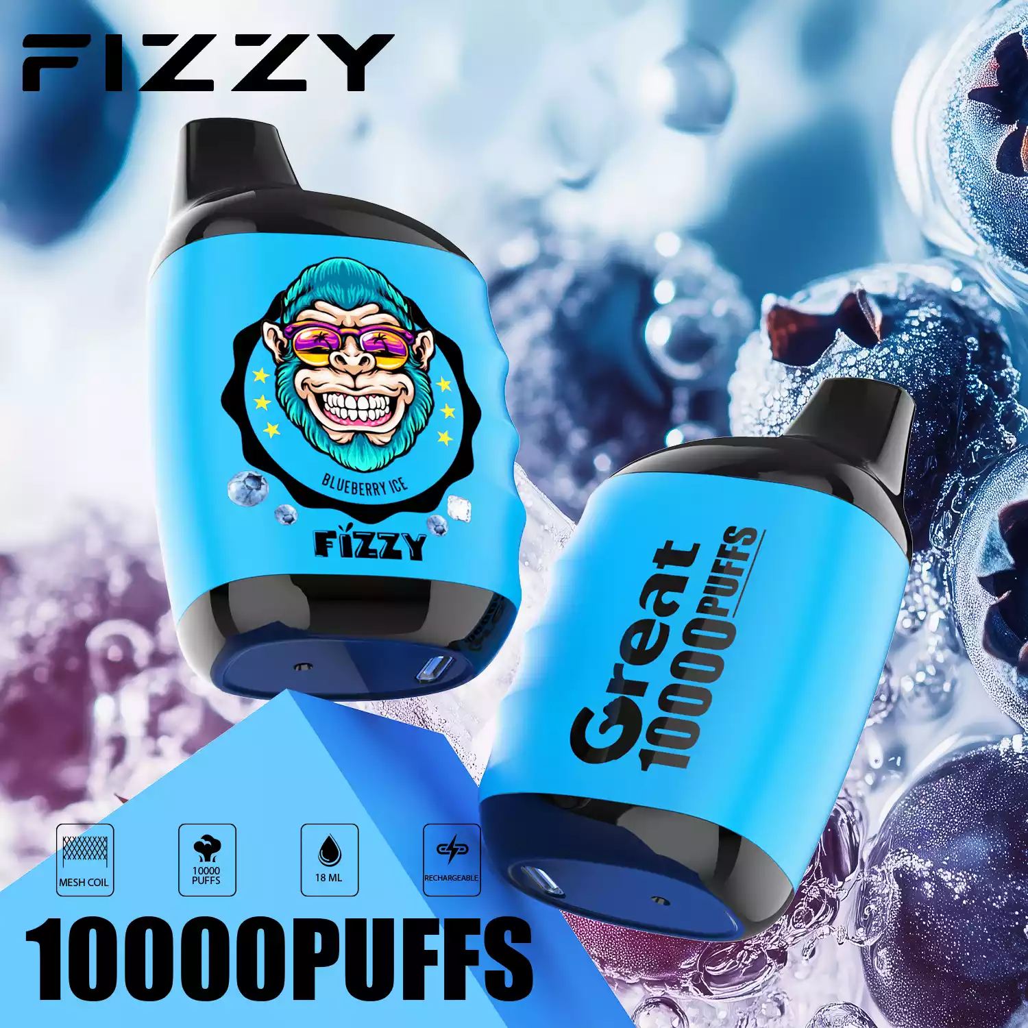 Fizzy Great 10000 – Vape Fruitée