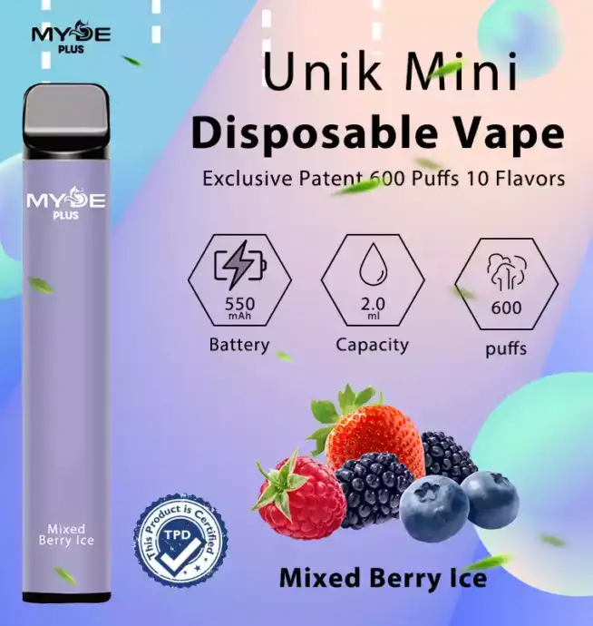 MYDE Plus 600 Puffs Einweg E-Zigarette