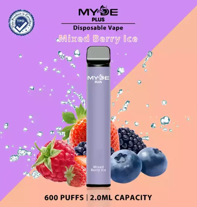 MYDE Plus 600 Puffs Einweg E-Zigarette