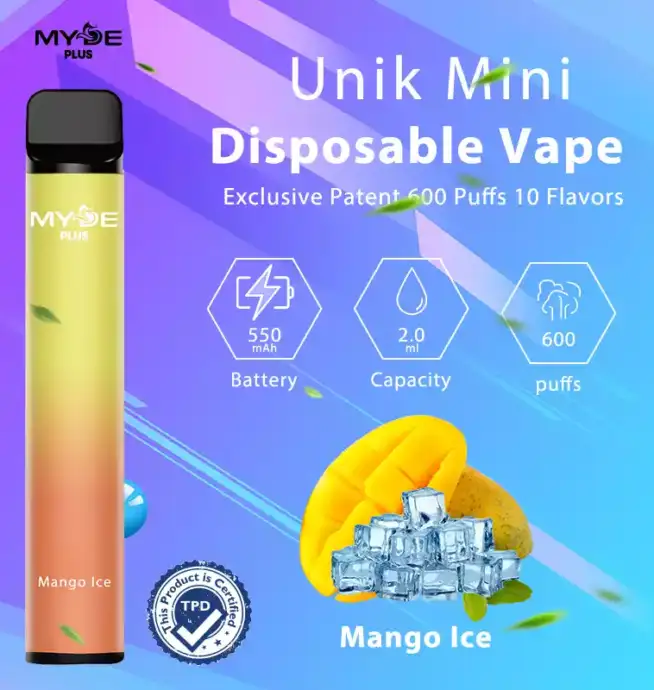 MYDE Plus 600 Puffs Einweg E-Zigarette