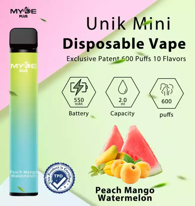 MYDE Plus 600 Puffs Einweg E-Zigarette