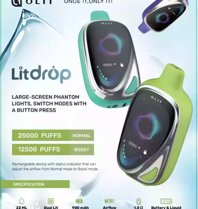 OLIT LIT DROP 25000 Puffs Vape