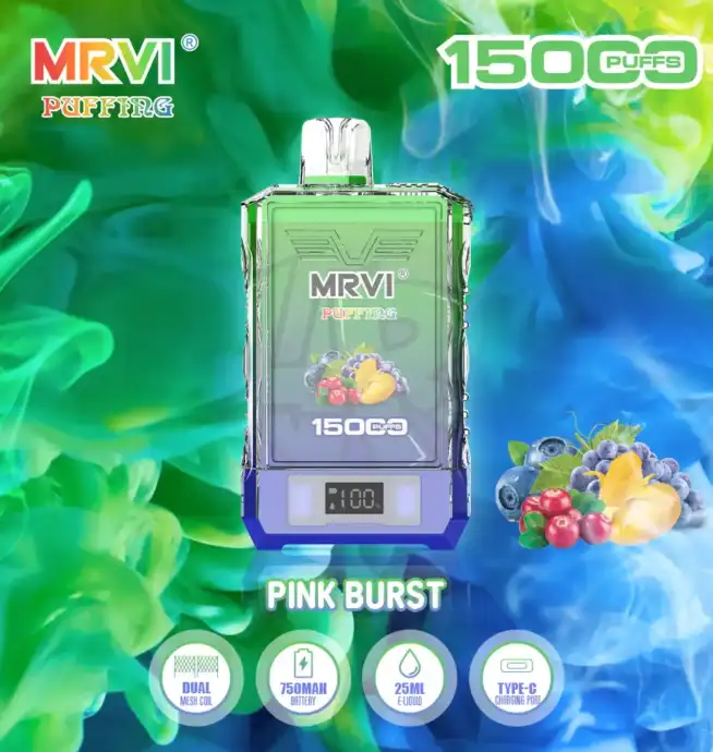 MRVI PUFFING 15000 – Vape mit Display