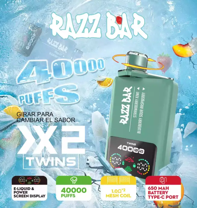 Razz Bar 40000 – Einweg Vape mit Dual Flavor