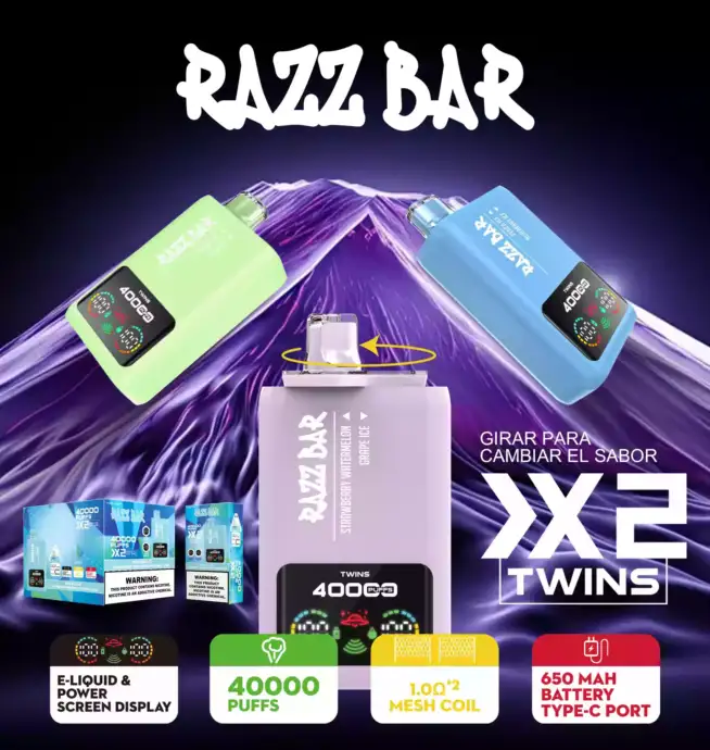 Razz Bar 40000 – Einweg Vape mit Dual Flavor