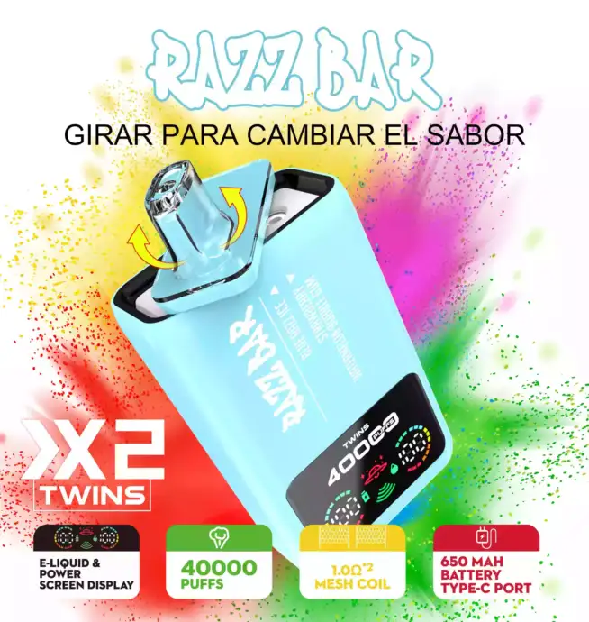 Razz Bar 40000 – Einweg Vape mit Dual Flavor