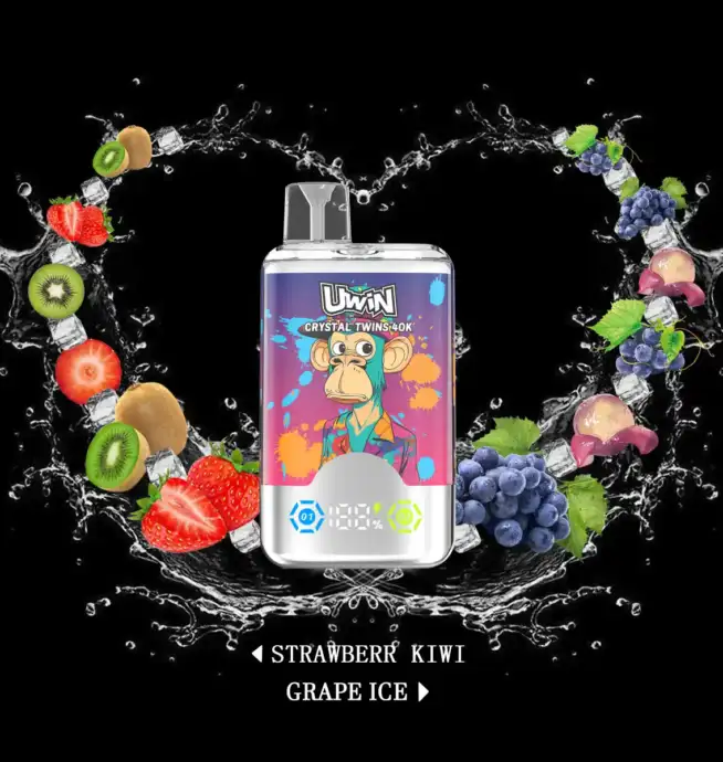 Uwin Twins Crystal 40000 Vape mit Dual Flavor