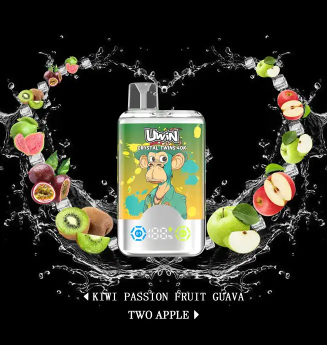 Uwin Twins Crystal 40000 Vape mit Dual Flavor