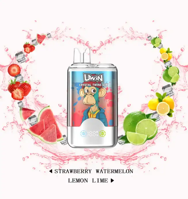 Uwin Twins Crystal 40000 Vape mit Dual Flavor
