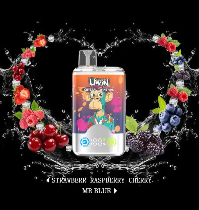 Uwin Twins Crystal 40000 Vape mit Dual Flavor