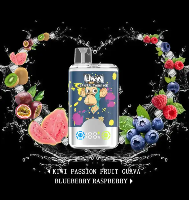 Uwin Twins Crystal 40000 Vape mit Dual Flavor