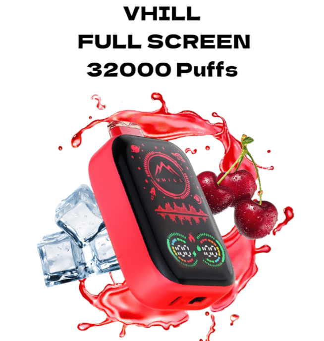 VHILL FULL SCREEN 32000 – Vape mit Display