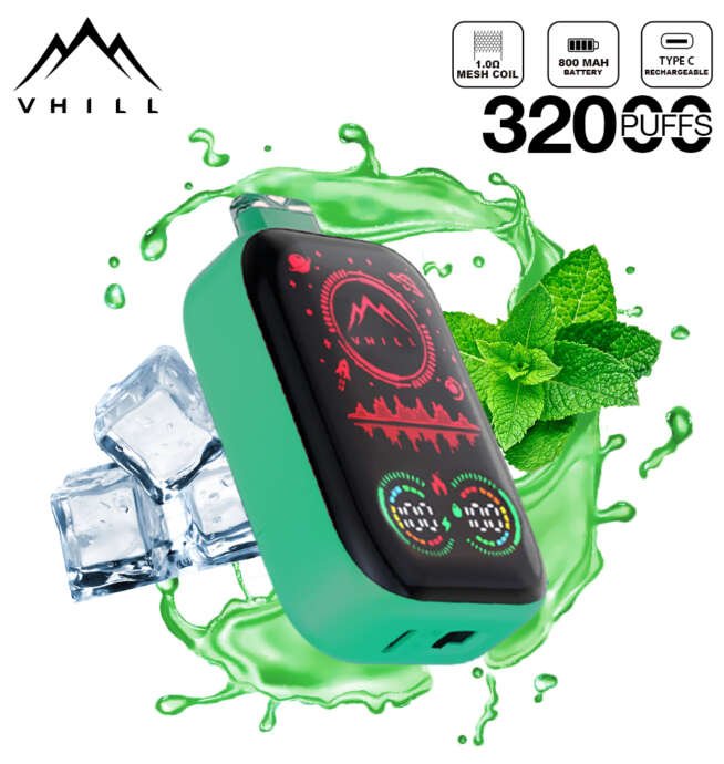 VHILL FULL SCREEN 32000 – Vape mit Display