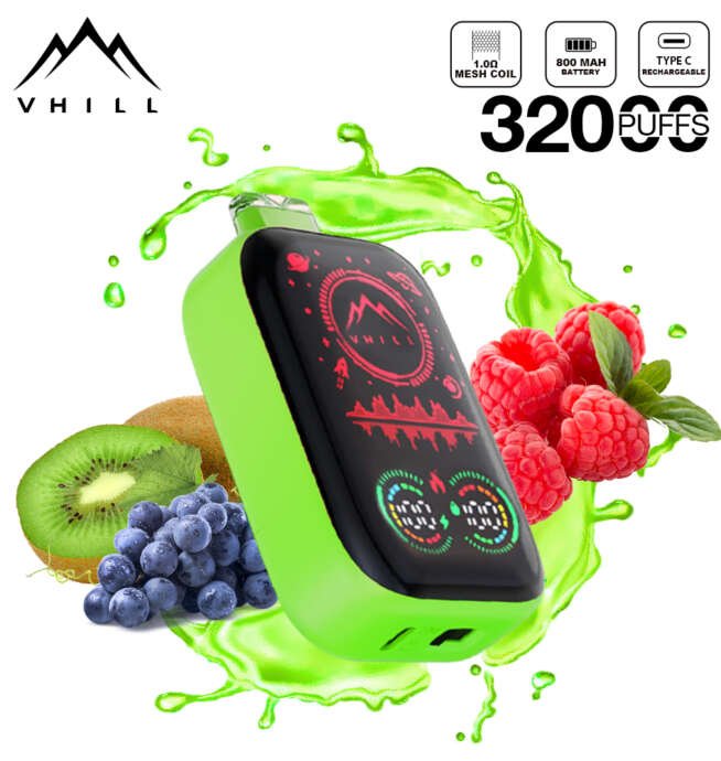 VHILL FULL SCREEN 32000 – Vape mit Display