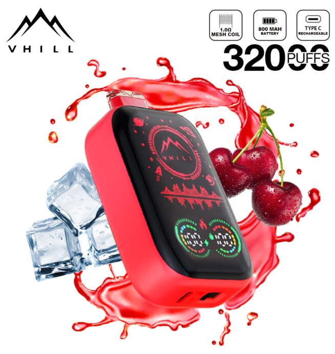 VHILL FULL SCREEN 32000 – Vape mit Display